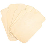 Healifty 5pcs Mason Jar Wood Chips DIY Wood Ornaments Wood Slices Wood Slice Crafts Wood Cutouts to Paint Unfinished Wood Shapes Ornament Crafts Wood Healifty