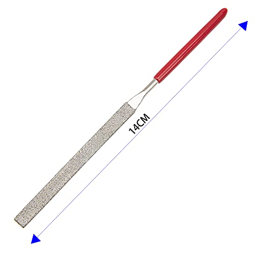10Pcs Yootones Guitar Files Kit, Guitar Fret Nut Saddle Slot Pickguard Grinding File Group Set Luthier Repair Tool Compatible with Guitar Violin Yootones