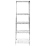 Honey-Can-Do SHF-01054 5-tier chrome shelving unit, 250 lbs Honey-Can-Do