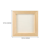 Toddmomy 10Pcs Unfinished Wooden Picture Frames DIY Wood Picture Frames for Kids Adult Students DIY Crafts Painting Projects Toddmomy