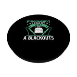 Woodburning Wife And A Blackouts Funny Pyrography PopSockets Standard PopGrip Pyrographer Artist & Woodburner Apparel For Men