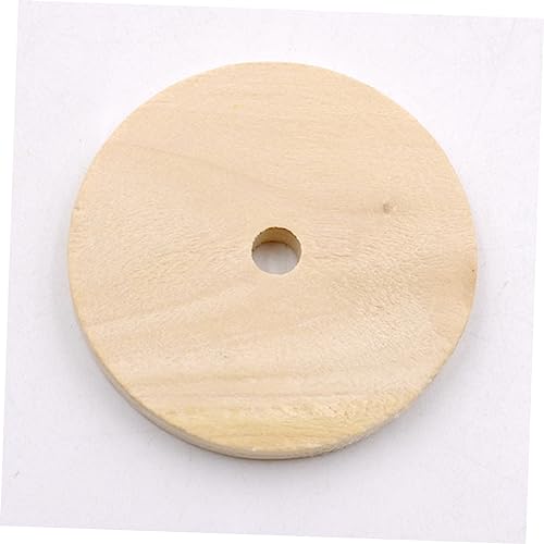 TEHAUX 1 Unfinished Wooden Cutouts Unfinished Wood Discs Unfinished Wood Circle Wood Cutouts for Crafts Circle Wood Chips Circle Wood Cutouts Wooden TEHAUX