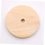 TEHAUX 1 Unfinished Wooden Cutouts Unfinished Wood Discs Unfinished Wood Circle Wood Cutouts for Crafts Circle Wood Chips Circle Wood Cutouts Wooden TEHAUX