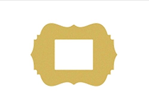 Frame Cutout Unfinished Wood Picture Wall Decor Home Everyday Decor Door Hanger MDF Shape Canvas Style 2 (5"X7" WD) Diverse Woodworking