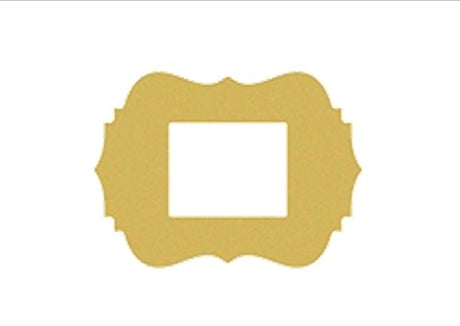 Frame Cutout Unfinished Wood Picture Wall Decor Home Everyday Decor Door Hanger MDF Shape Canvas Style 2 (5"X7" WD) Diverse Woodworking