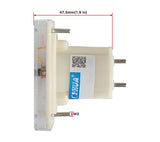 Cloudray Ammeter Gauge DC 0-50mA Analog Current Panel 85C1 2.5 Accuracy for Auto Circuit Measurement Tester (DC 50mA) Cloudray