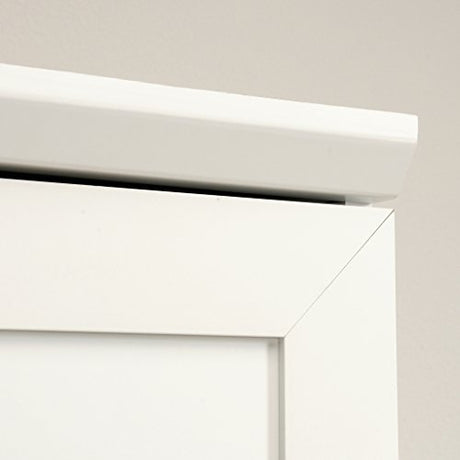 Sauder HomePlus Storage Pantry cabinets, L: 23.31" x W: 17.01" x H: 70.91", Soft White finish Sauder