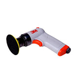 Cubitron Random Orbital Sander - Compact Auto Body Sander - Pistol Grip - 3” x 1/8” Diam. Orbit - Pneumatic - Hook and Loop Pad Cubitron