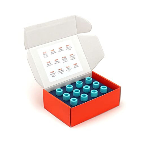 12 Pack Pen Adapter Set Compatible with Cricut Machines (Maker 3, Explore 3, Maker, Explore Air 2) and Various Pens (Sharpie, Sakura, Paper Mate, betakilo