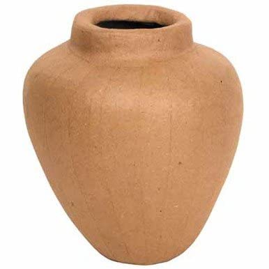Unfinished Paper Mache Vases | Set of 2 Urn Vases | DIY Papier Mâché Vases Ready to Finish and Decorate Factory Direct Craft