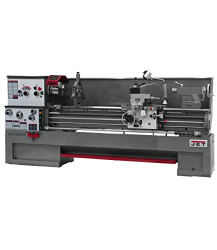 JET GH-1880ZX, 18" x 80" Geared Head Metal Lathe, 3-1/8" Spindle Bore, 3Ph 230/460V (321970) Jet