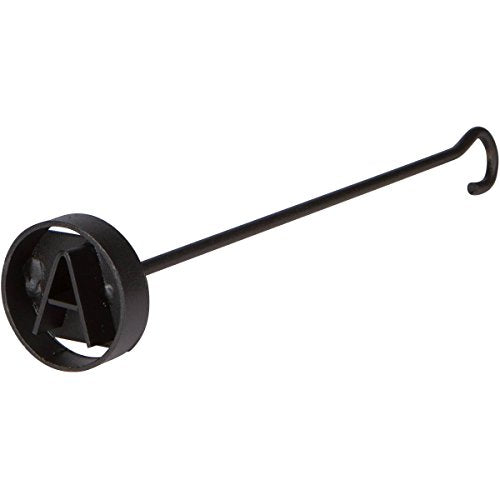 Circle A Custom Steak Branding Iron for Grilling and Crafts - WoodArtSupply