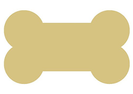 Dog Bone Unfinished MDF Wood Cutout Door Hanger Dog Lover Personalized Gift Everyday MDF Shape Canvas Style 1 Diverse Woodworking
