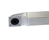 Carbide Tipped Woodturning Tool S14 Carbide Wood Lathe Tool Rougher Made of Stainless Steel with 14 mm Square Carbide Cutter and T20 star tip Dirtech