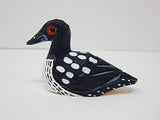 Common Loon Duck Wood Ornament Hanging Figurine Handmade Carved Decoration Selsela