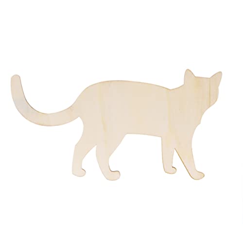 TEHAUX Unfinished Wood Cutouts Unfinished Wood Ornaments Wood Chips for Crafts Sawdust Wooden Bamboo TEHAUX