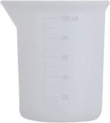 3 Silicone Measuring Cups for Resin 100ml,Nonstick Silicone Mixing Cups/DIY Glue Tools Epoxy Resin Cups Reusable Precise Scale Resin Mixing Cups for MLOLM