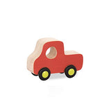 B. toys- 6 Little Wooden Toy Cars- Free Wheee-Lees- Vehicles- Colorful Car Play Set for Toddlers, Kids- 1 Year + B. toys
