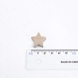 ccHuDE 100 Pcs Star Shape Natural Wood Beads Unfinished Wooden Loose Beads Spacer Beads with Hole for Craft Jewelry Making ccHuDE