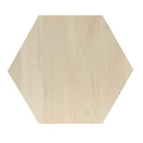 Walnut Hollow Basswood Hexagon Shape Wood Plaque Walnut Hollow