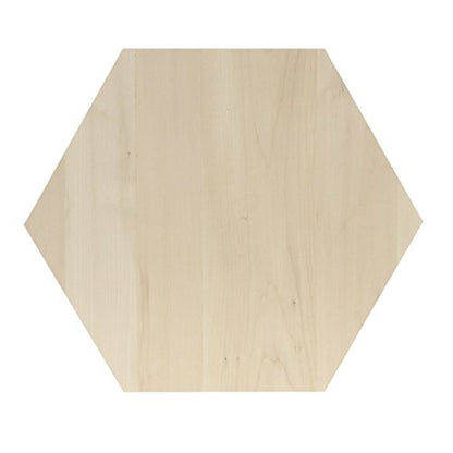 Walnut Hollow Basswood Hexagon Shape Wood Plaque - WoodArtSupply