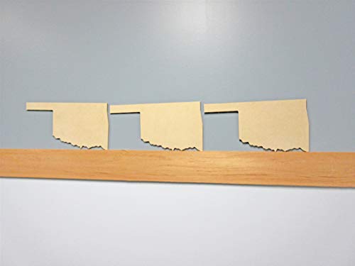 Oklahoma State Cutouts - 3 Pack - 1/4'' MDF - WoodArtSupply