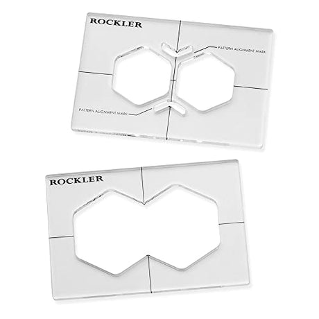 Rockler Hexagon Bow Tie Inlay Template Set ROCKLER
