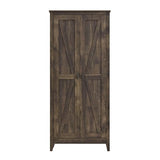Ameriwood Home Farmington 32" Storage Cabinet in Brown SystemBuild