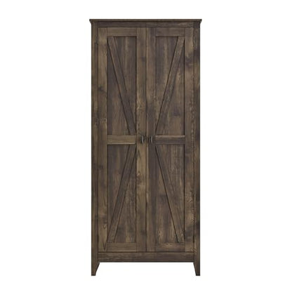 Ameriwood Home Farmington 32" Storage Cabinet in Brown