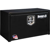 Buyers Products 1703350 Black Steel Underbody Truck Box With Lockable T-Handle Latch, 14 x 12 x 24 Inch, Made In The USA, Contractor Tool Box, Tool Buyers Products Company