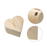 DECHOUS 5pcs Box Wooden Diy Unfinished Wooden Kids Jewelry Organizer Wooden Unfinished Wood Toys Kids Educational Toys Kids Toy Childrens Toys Toy's DECHOUS