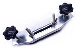 TUOREN 1 Set Acoustic Guitar Bridge Clamp 6 & 12 String Acoustic Guitar Bridge Repair Replace Tool with 2 Metal Blocks, L Wrench TUOREN
