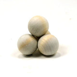 Mylittlewoodshop Pkg of 100 - Ball - 3/8 inch in diameter unfinished wood (WW-RB0375-100) Unique Wood Shapes