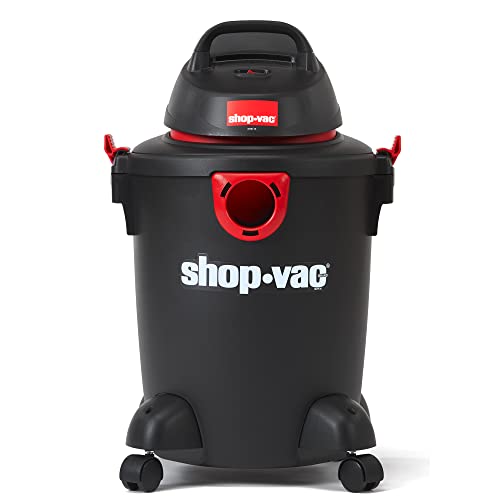 Shop-Vac 5985005 DIY and Workshop Series Wet Dry Vac, 6 Gallon, 1-1/4 Inch x 7 Foot Hose, 65 CFM, (1-Pack),Black - WoodArtSupply