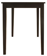 Signature Design by Ashley Kimonte Rectangular Dining Room Table, Black Signature Design by Ashley