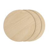 COHEALI 3pcs Painting Board Wooden Coins Unfinished Wood Rounds Craft Blanks Unfinished Wood Circle Wood Blank Rounds Writing Coasters Wood COHEALI