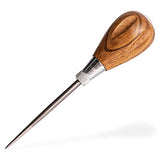 General Tools Scratch Awl Tool with Hardwood Handle - Scribe, Layout Work, & Piercing Wood - Alloy Steel Blade General Tools