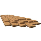 Whitecap 60811 Teak Lumber - 1/2" x 1-3/4" x 30" Whitecap