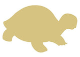 Turtle Cutout Unfinished Wood Nursery Forest Decor Reptile Theme Animal MDF Shaped Canvas Style 2 Diverse Woodworking