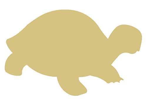 Turtle Cutout Unfinished Wood Nursery Forest Decor Reptile Theme Animal MDF Shaped Canvas Style 2 Diverse Woodworking
