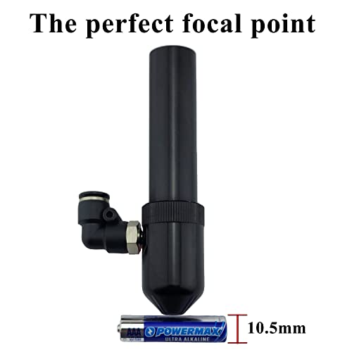 APC Co2 Laser Nozzle and Lens Tube with 18mm Dia Lens Uses PN-16.1550-KIT4-RLA Complete Package of 4-Piece Kit 38.1, 50.8, 63.5, 101.6 W/Noz, American Photonics