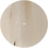 Walnut Hollow Basswood Circle Panel Clock Walnut Hollow