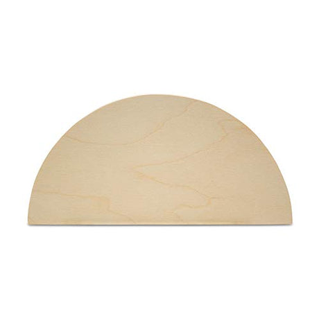 Half Circle Cutouts 16 inch, Pack of 3 Semicircle Wooden Cutouts for Crafts, Wood Signs & Unfinished Wood Door Hangers, by Woodpeckers Woodpeckers