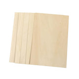 KALLORY 5pcs Board Basswood Carving Blocks Nativity Craft Blank Wood Slices Plywood for Engraving Unfinished Wood Blocks Plywood Squares Wood Veneer KALLORY