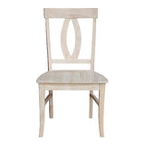 International Concepts Verona Dining Chair (Set of 2), Unfinished IC International Concepts