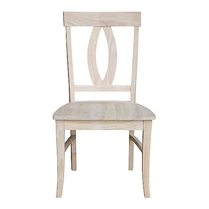 International Concepts Verona Dining Chair (Set of 2), Unfinished