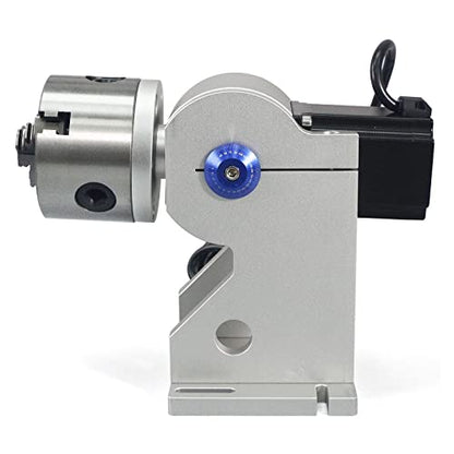 ComMarker 80mm 3 Jaws Rotary Chuck for Laser Marking Machine, Fiber Laser Engraver Attachment, 3 Jaws Rotary Axis Perfect for Jewelry, Rings, - WoodArtSupply