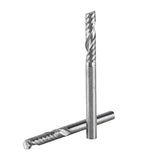 End Mill Bits 10 Pcs 1/8” Shank Single Flute End Mills Drill Bit Tool Tungsten Carbide CNC Router Milling Bits for Wood Aluminum Steel PCB PVC Yosoo Health Gear