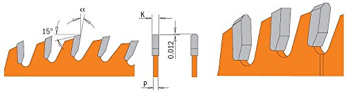 CMT 221.060.10 Industrial Cabinetshop Saw Blade, 10-Inch x 60 Teeth TCG Grind with 5/8-Inch Bore, PTFE Coating CMT