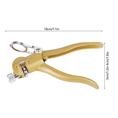 Saw Set Pliers, Zinc Alloy Copper Alloy Saw Set Tool Handsaw Set Pliers Woodworking Hand Tools Sawset Puller DIY Accessories 18 * 7 * 3cm for Hyuduo